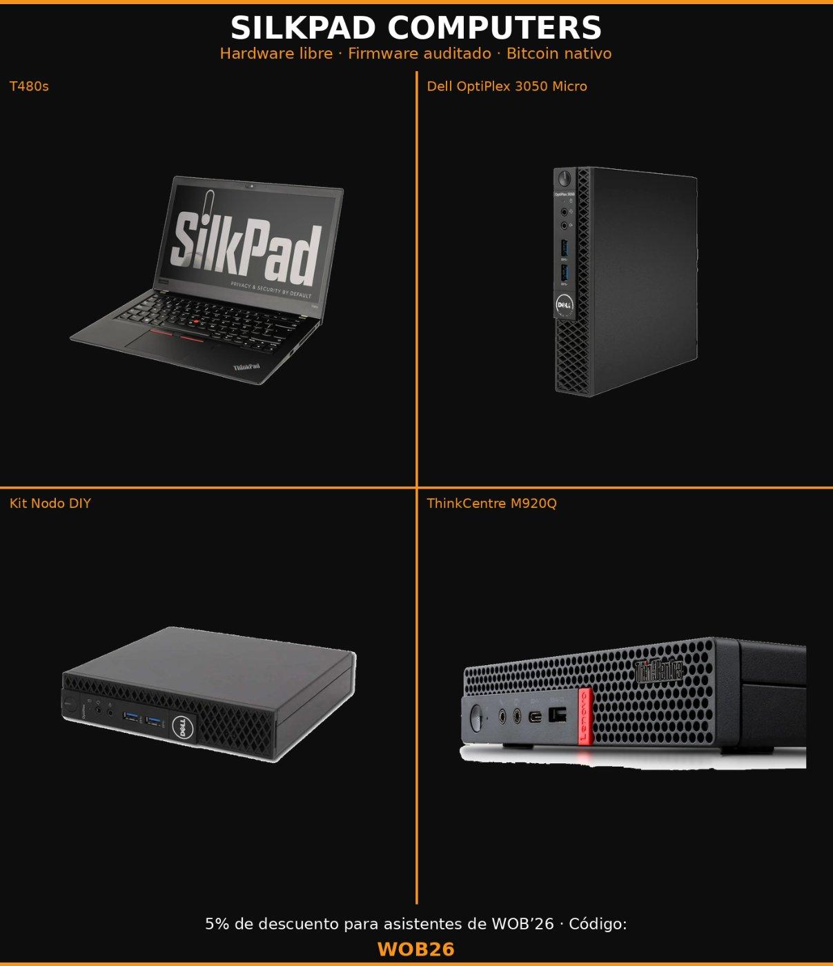 SilkPad Computers - Equipos pro privacidad
